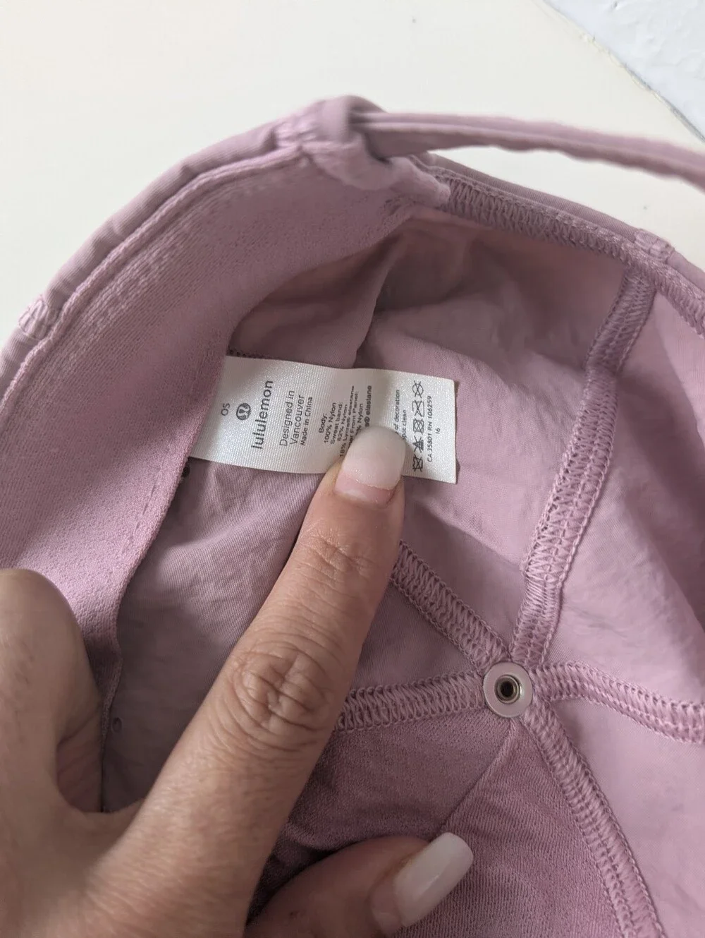 Lululemon Athletica Lightweight Pink Cap
